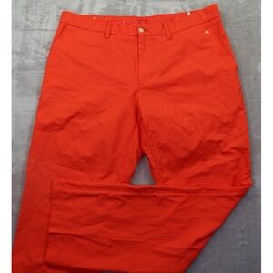 J. Lindeberg Regular Fit Men's 36"x34" Salmon‎ Pink Golf Performance Pants